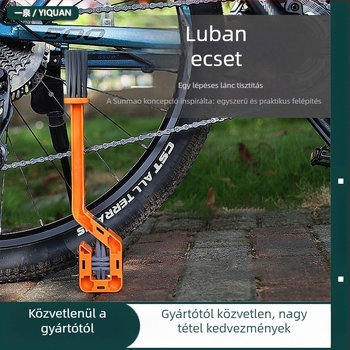 Kerékpár lánctisztító kefe út- és hegyi kerékpárokhoz, nagy méretű, PC anyag, Yiquan márka, nem importált
