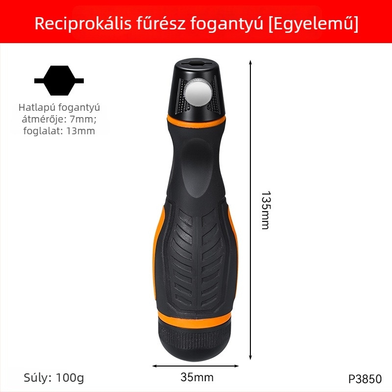 Többfunkciós, kétirányú fűrészlap fogó – sima vágás, egyszerű telepítés, hordozható tárolás – Márka: Enjoy; Anyag: Gumi