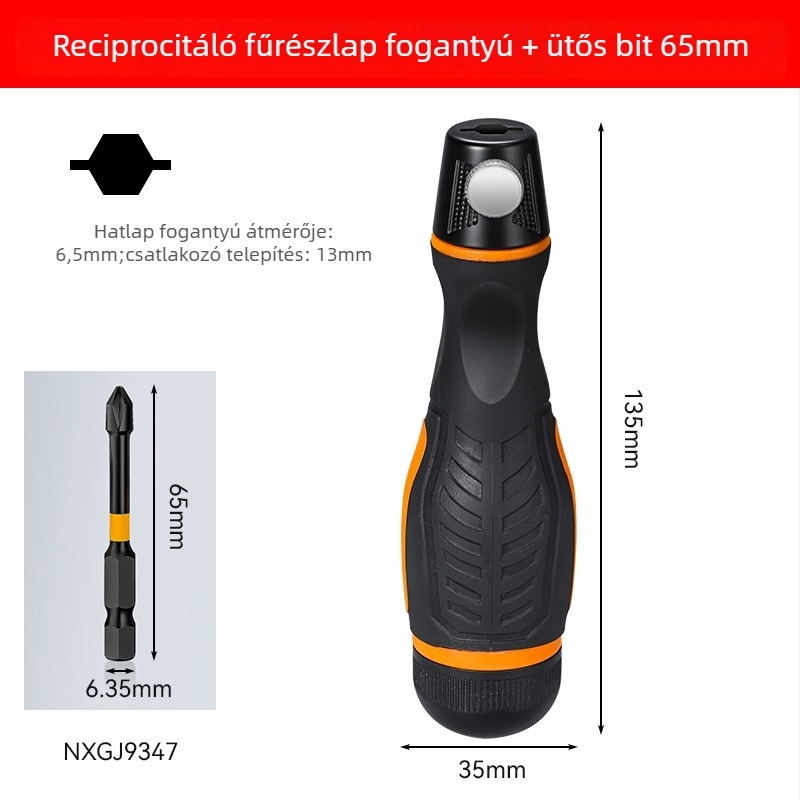 Többfunkciós, kétirányú fűrészlap fogó – sima vágás, egyszerű telepítés, hordozható tárolás – Márka: Enjoy; Anyag: Gumi