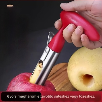 Rozsdamentes acél alma mag-kivágó – eszköz a gyümölcsök szeleteléséhez, Mingtong márka, otthoni használatra, bevezetve 2024