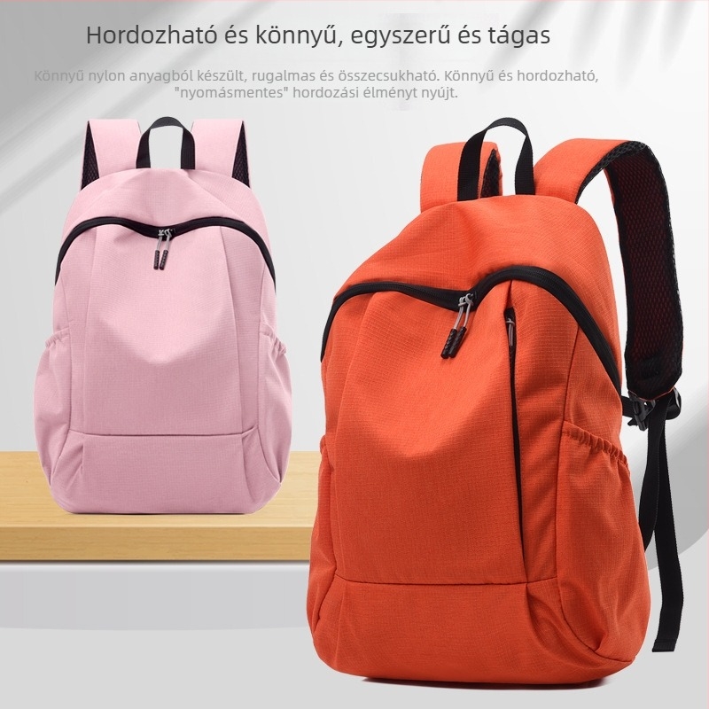 Hátizsák Oxford anyagból, 20–35L, 14 inch laptophoz passzol, kültéri sportokra, street stílus