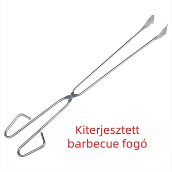 Kromált acélból készült grillszerszám-készlet — Butterfly roasted incense márka, tartalmaz szénfogót és szénklipet