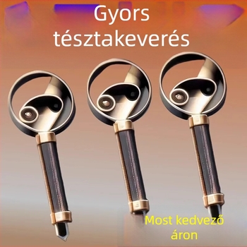 Kézi tésztakeverő – Qiwang, 304 rozsdamentes acélból készült tészta-mixelő, tapadásmentes keverőkar