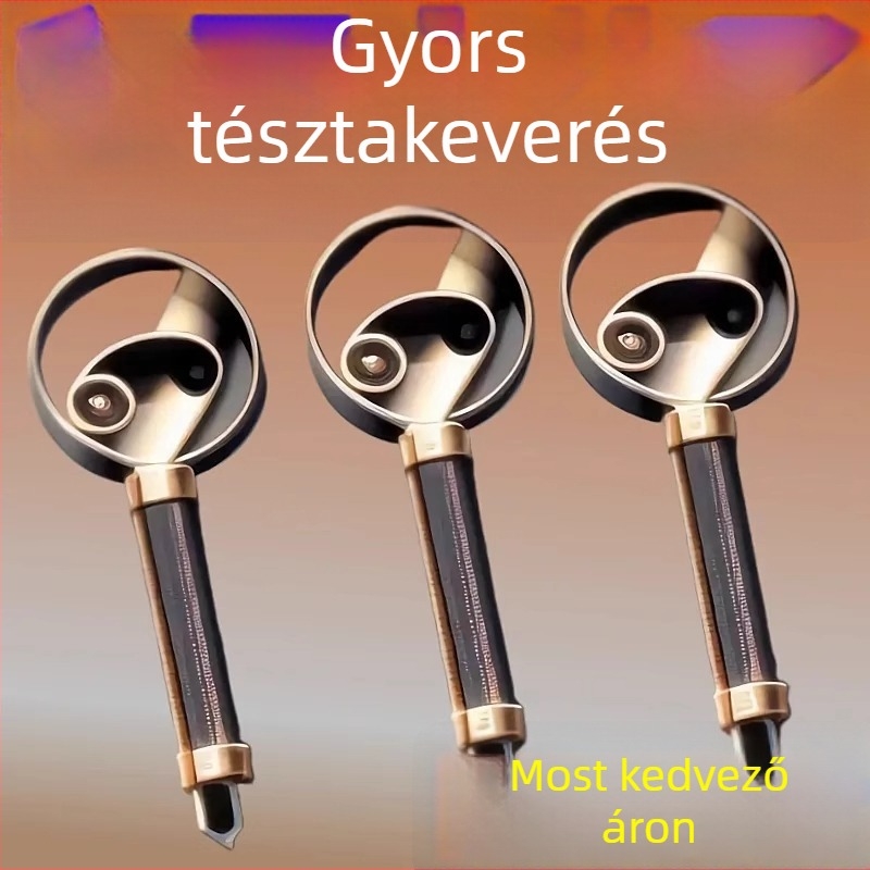 Kézi tésztakeverő – Qiwang, 304 rozsdamentes acélból készült tészta-mixelő, tapadásmentes keverőkar