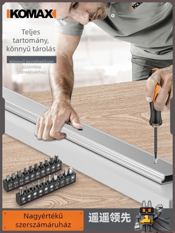 Szénacél csavarhúzó készlet ratchet mechanizmussal és többbites megoldásokkal, tartalmazza a 19-in-1 és 9-in-1 verziókat és egy 3,6V-os elektromos csavarhúzót mágneses bitekkel