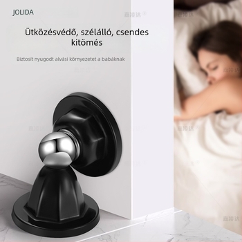 Ajtóstop szilikonból, vákuumos felülettel, padlóhoz rögzített, modell JY-104, automata vezérlés, fúrás nélkül