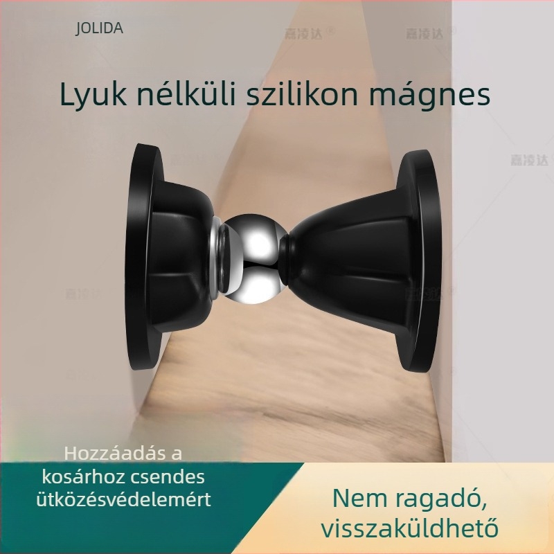 Ajtóstop szilikonból, vákuumos felülettel, padlóhoz rögzített, modell JY-104, automata vezérlés, fúrás nélkül