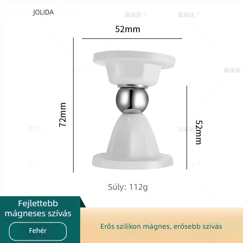 Ajtóstop szilikonból, vákuumos felülettel, padlóhoz rögzített, modell JY-104, automata vezérlés, fúrás nélkül