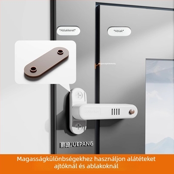 Riasztó ajtóstopper – záró típus, alumíniumötvözet, elektroplattolt felület, Belonsier, modern minimalist stílus