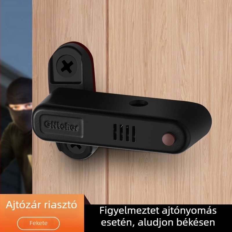 Riasztó ajtóstopper – záró típus, alumíniumötvözet, elektroplattolt felület, Belonsier, modern minimalist stílus