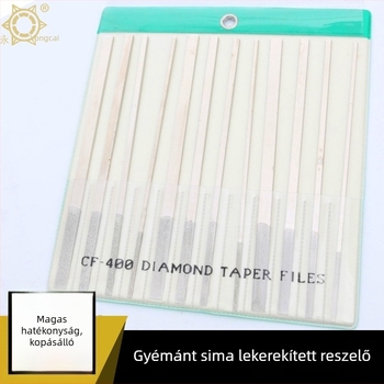 Különféle gyémánt sík reszelő készlet középfogú, egyszálcsiszoló szemcével, nemvasfémekhez