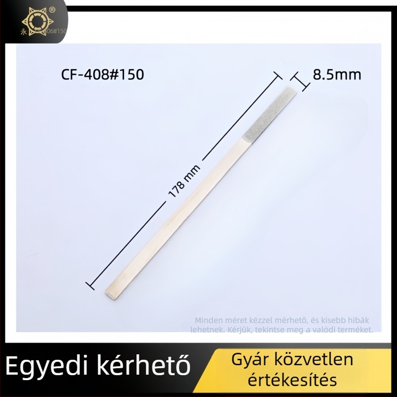 Különféle gyémánt sík reszelő készlet középfogú, egyszálcsiszoló szemcével, nemvasfémekhez