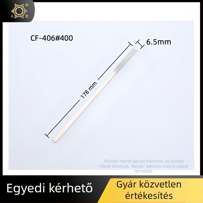 Különféle gyémánt sík reszelő készlet középfogú, egyszálcsiszoló szemcével, nemvasfémekhez