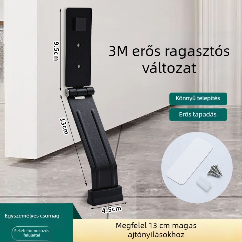 Ajtó stopper, padlóra szerelt, automatikus működés, mangán-acél, modell JY-009, márka Jialinda, modern minimalist stílus