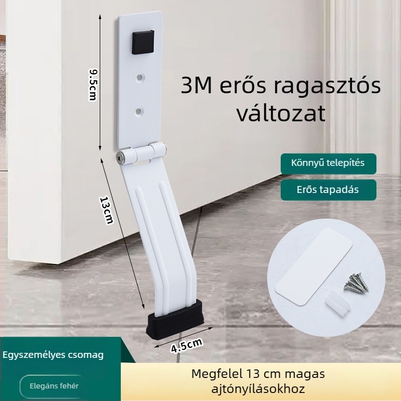 Ajtó stopper, padlóra szerelt, automatikus működés, mangán-acél, modell JY-009, márka Jialinda, modern minimalist stílus