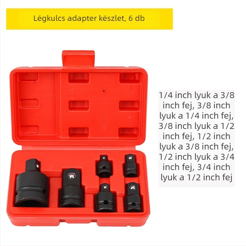 Sleeve- és négyzetes adapter elektromos szerszámokhoz