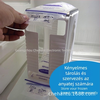 PP anyagú anyatej-tároló torony, 10 darabos készlet