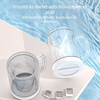 SHIFX dupla falú ital pohár, PP anyag, 201-300 ml kapacitás, modern stílus