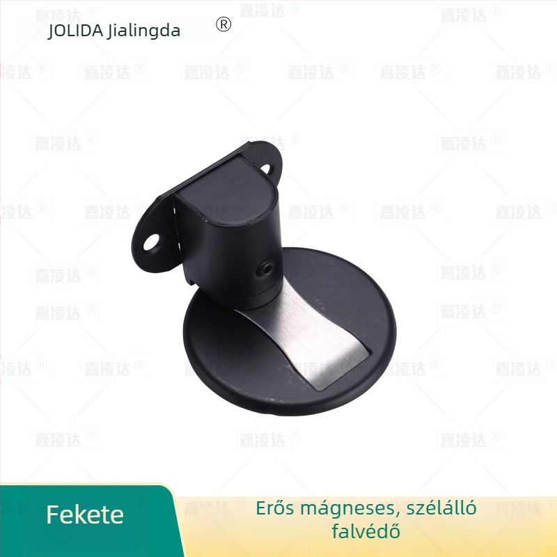 Állítható padlós ajtóstop, 201 rozsdamentes acél, elektroplatált felület, padlóra szerelhető, automatikus vezérlés