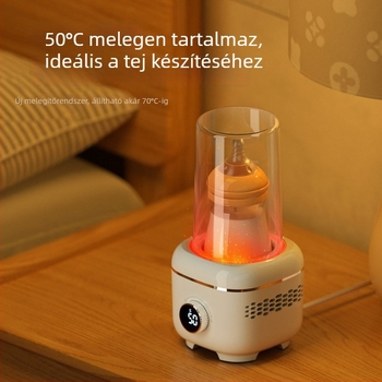 Asztali Hideg‑Meleg Pohár LCD‑vel, Alsó Lapon történő Fűtés, AC Tápellátás, Kapacitás 1 liter alatt, Élelmiszerminőségű Alumínium-oxid Belső Bevonat