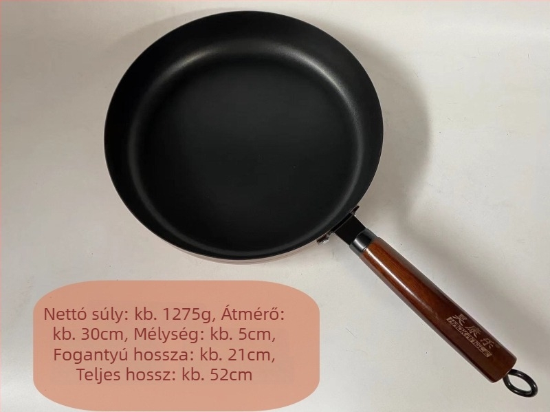 Hao Kang Le serpenyő, 316 rozsdamentes acél, tapadásmentes, egyetlen aljzattal, modell 29759677