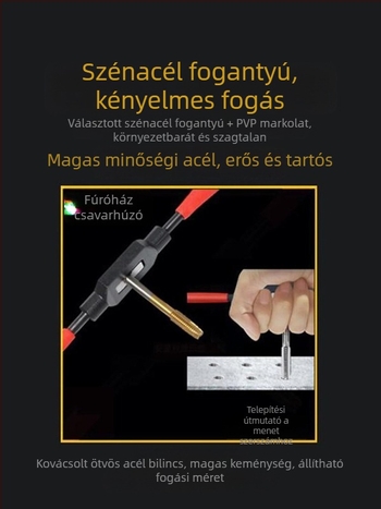 Xiaqiu Kézi menetkészlet – Kézi eszköz metrikus és imperiális menethez (taps és dies) Modell 1010835263