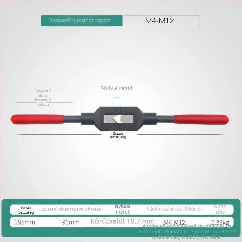 Xiaqiu Kézi menetkészlet – Kézi eszköz metrikus és imperiális menethez (taps és dies) Modell 1010835263