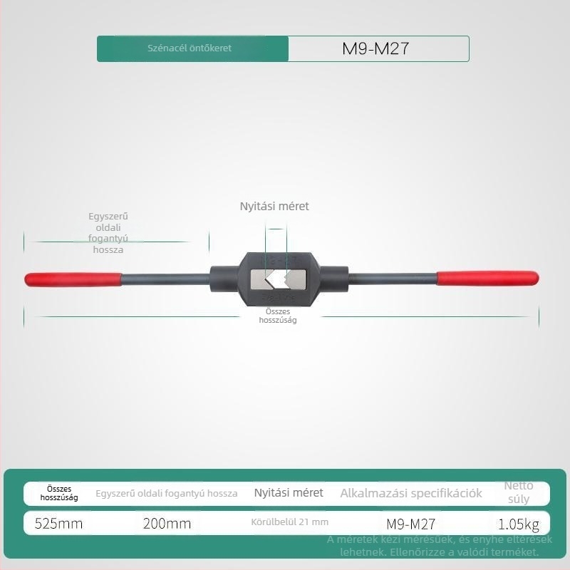 Xiaqiu Kézi menetkészlet – Kézi eszköz metrikus és imperiális menethez (taps és dies) Modell 1010835263