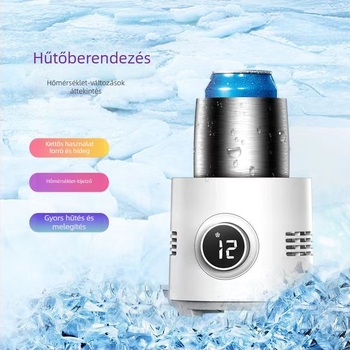 LR2 asztali hűtő-melegítő pohár, 300 ml kapacitás, 115×240 mm méretek, AC táplálás, szigetelés, modell LR2