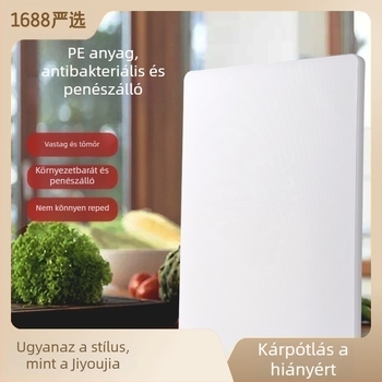 Élelmiszer-minőségű PE vágódeszka, penészálló, kereskedelmi, színes, antibakteriális, szállodai, konyhai és otthoni használatra