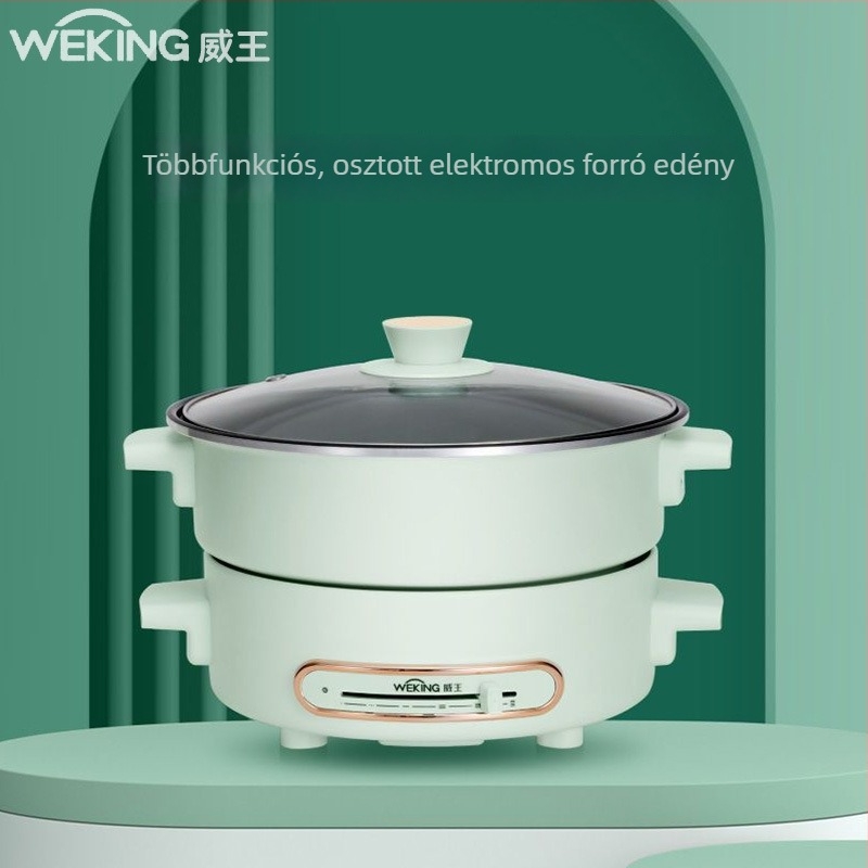 WeKing szétválasztható elektromos forró fazék, 4–5 L kapacitás, családi használatra, többfunkciós