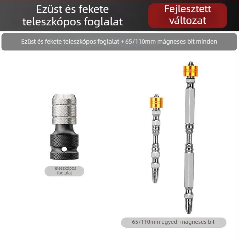 Elektromos csavarkulcs átalakító fej készlet – univerzális kiegészítők, szénacél
