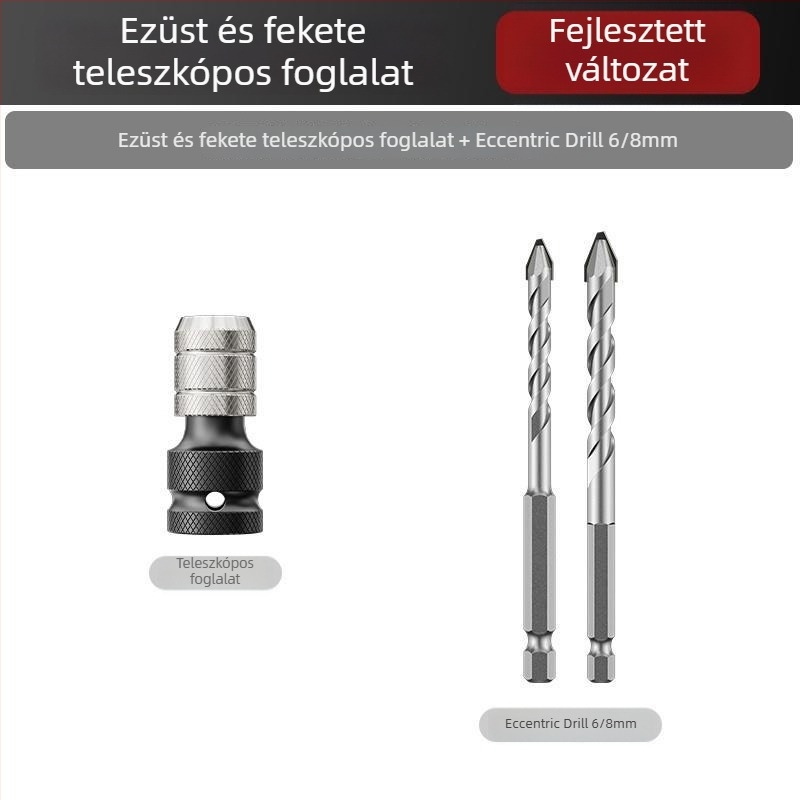 Elektromos csavarkulcs átalakító fej készlet – univerzális kiegészítők, szénacél