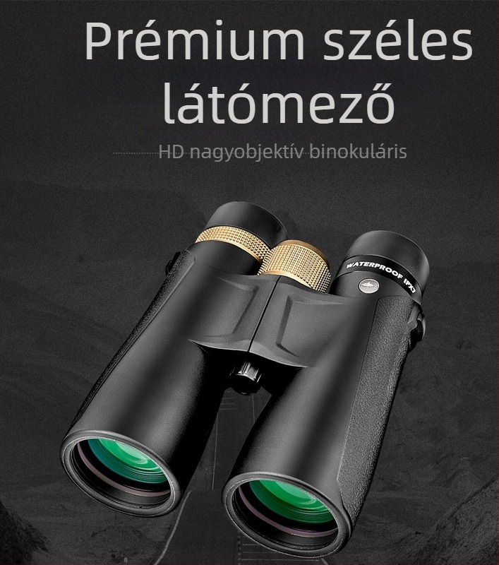 Kültéri sportokra alkalmas vízálló távcső IPX7, modell B1050/B1250, HD lencsével, civil használatra