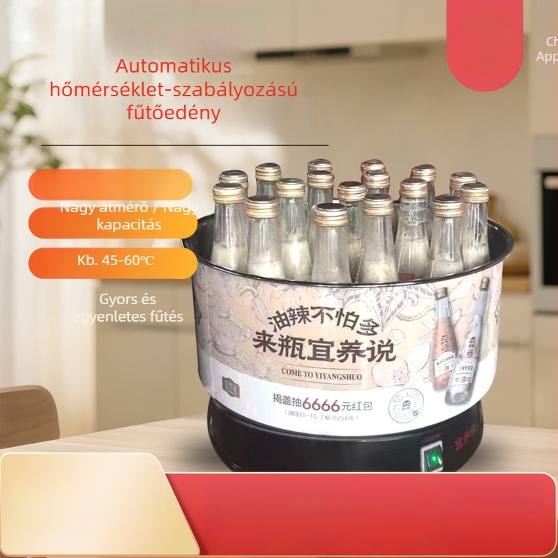 Állandó hőmérsékletű elektromos melegítőedény szója tej melegítésére, reggeli italokhoz és forró italokhoz