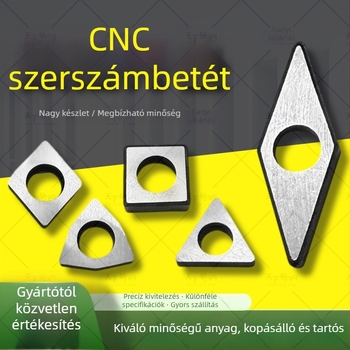 CNC eszterga szerszám tartóval, ötvözet szerszám alátámasztóval, menetelt, barack alakú, négyszögletes, háromszög és romb alakú szerszám pad