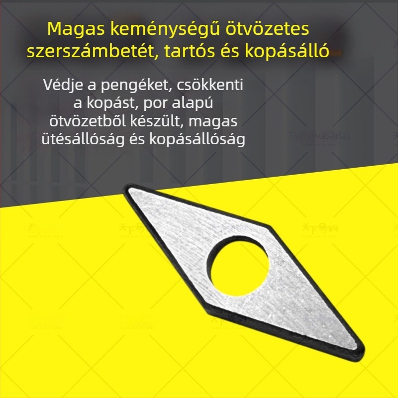 CNC eszterga szerszám tartóval, ötvözet szerszám alátámasztóval, menetelt, barack alakú, négyszögletes, háromszög és romb alakú szerszám pad