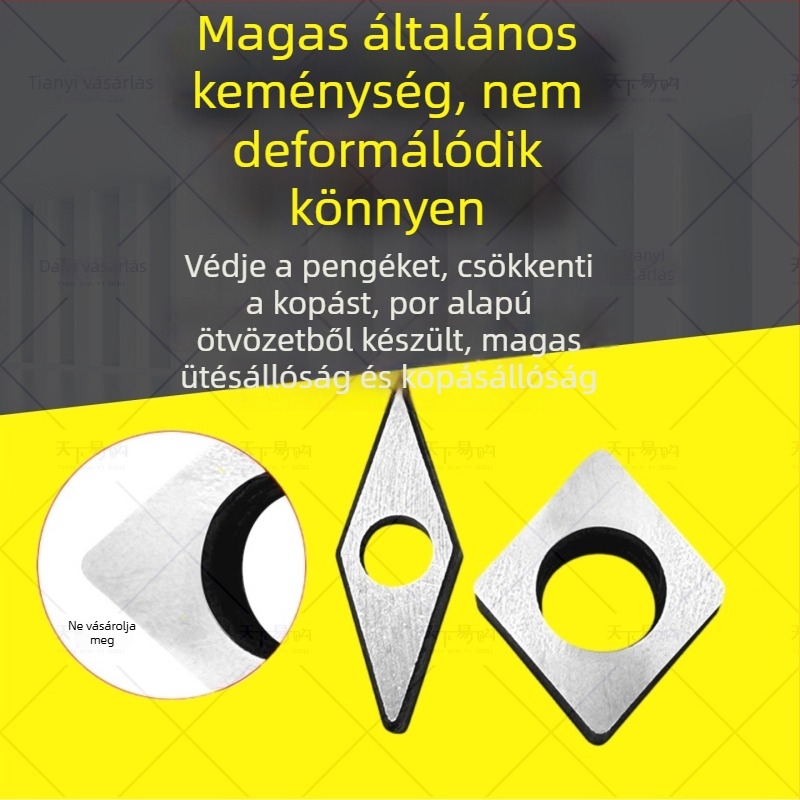 CNC eszterga szerszám tartóval, ötvözet szerszám alátámasztóval, menetelt, barack alakú, négyszögletes, háromszög és romb alakú szerszám pad