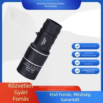 Monokulár távcső 16x52, 52 mm objektív, nagyítás, HD optika, modell Nagy Monokulár 16X52
