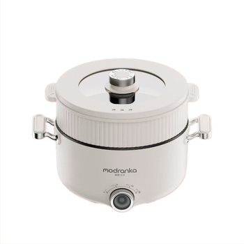 Elektromos többfunkciós főzőedény tészta főzéséhez — 6,1–10 l kapacitás, belső tartály rozsdamentes acélból, levehető belső tartály a könnyű tisztításhoz, mechanikus vezérlés, 4–5 fő számára, minden egyben párolás és főzés.