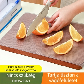 Egyszer használatos vágódeszka matrac, PE+EVA, Independence, hordozható csúszásmentes konyhai alátét hús és gyümölcs számára