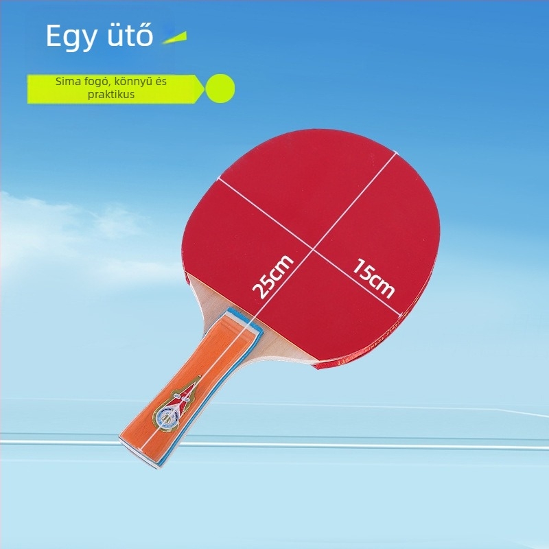 Asztalitenisz ütő készlet – Penhold fogás, kétoldalas invertált gumi, Termékkód Table Tennis Racket 001