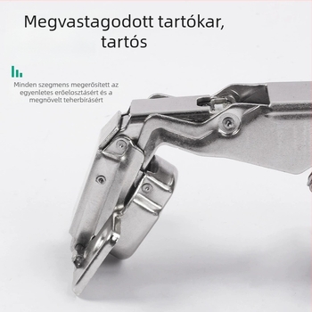 180° zsanér fa szekrényajtókhoz csillapítóval; anyag: hideg hengerelt acél; felület: nikkelezett bevonat; termékkód: 180° zsanér; márka: Cupboard lebao