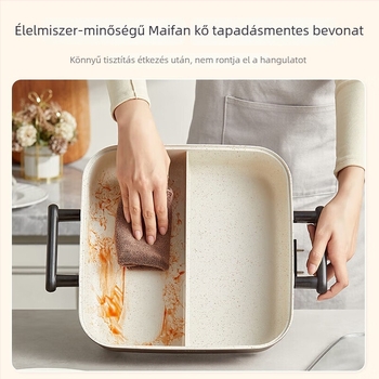 Midea mindent egyben elektromos forró fazék Yuanyang funkcióval, 5–6 L, 1200–1500 W, tapadásmentes belső edény, 3–4 személyes családi főzéshez