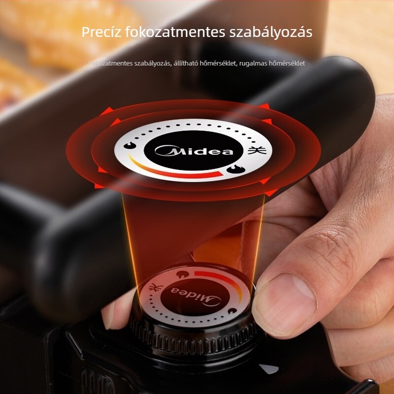 Midea mindent egyben elektromos forró fazék Yuanyang funkcióval, 5–6 L, 1200–1500 W, tapadásmentes belső edény, 3–4 személyes családi főzéshez