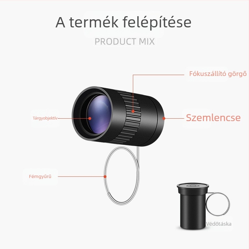 Monokuláris távcső éjszakai látással (tudományos kutatásokhoz és oktatáshoz)