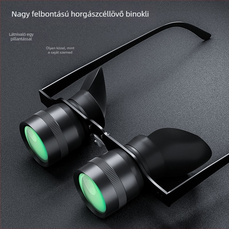 10x HD horgász monoculáris távcső, összecsukható, úszók megfigyelésére – Modell D01