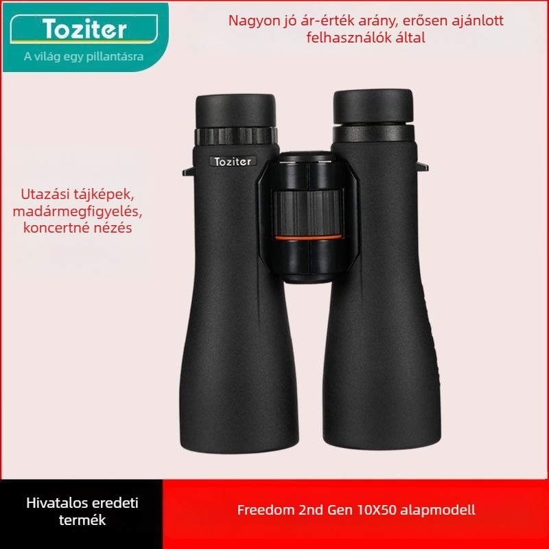 Magas teljesítményű, HD minőségű binokulár, professzionális osztály, kompatibilis a fényképezéssel mobiltelefonon, hordozható koncerteken, madármegfigyeléshez és méhfigyeléshez