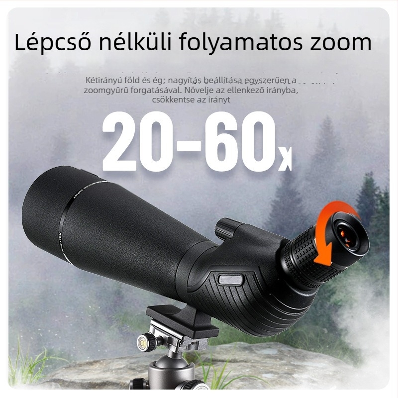 Beiyate Monokuláris Teleszkóp, 20-60x nagyítás, madármegfigyeléshez kültéri használatra