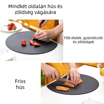 TPU vágódeszka - élelmiszer-minőség, antibakteriális, penészálló, kétoldalas konyhai deszka